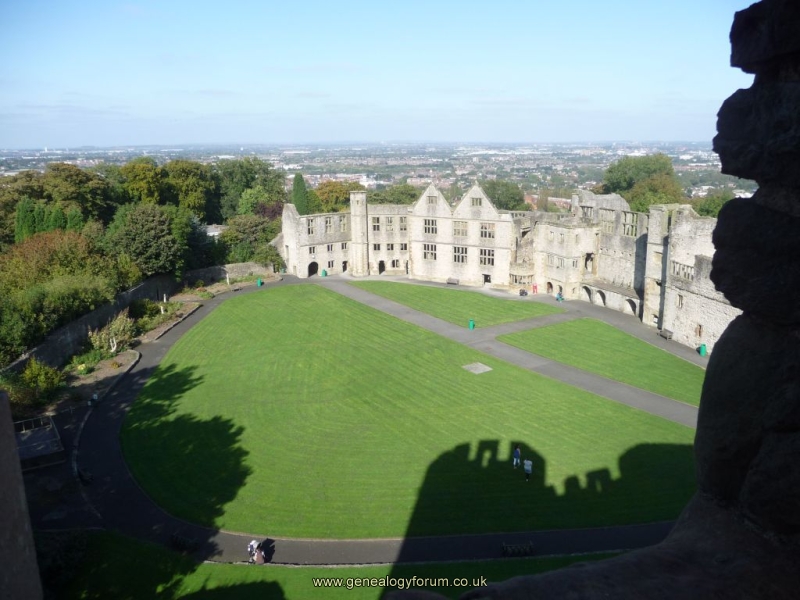 Dudley - Castle Courtyard, from the Keep