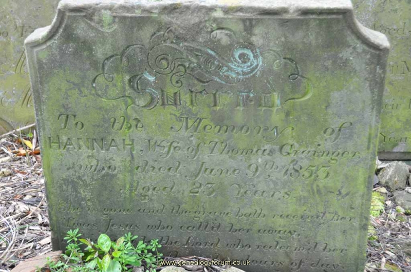 Grainger - Hannah (wife of Thomas)