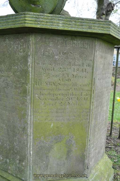 Williams 1 - Isaac & Henry (sons of William, Hannah)