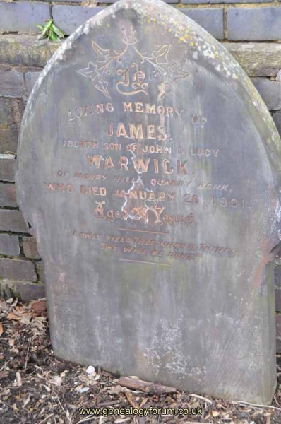 Warwick - James (son of John & Lucy)