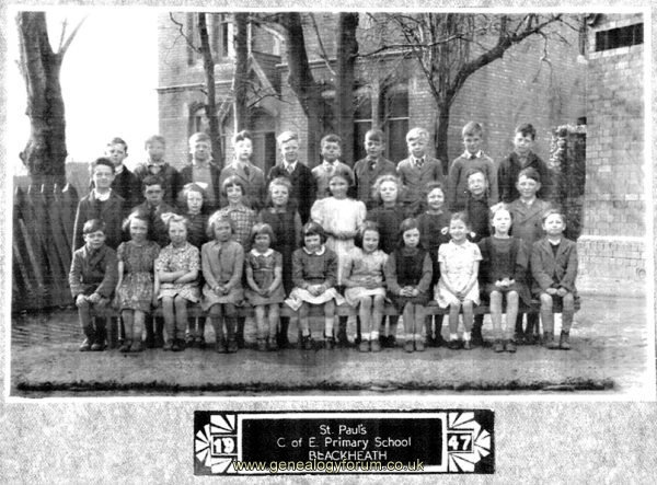 Blackheath - St Pauls C of E School 1947