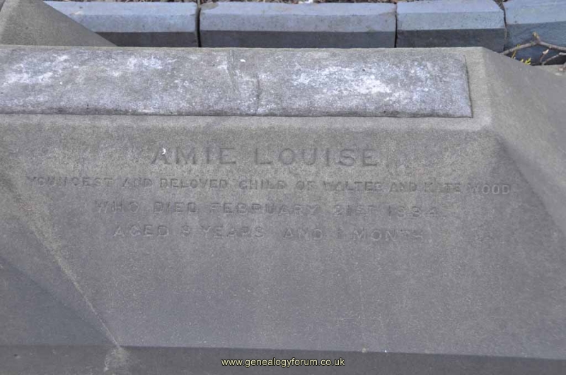 Wood - Amie Louise (daug of Walter, Kate)