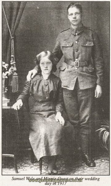 Sam Wyle and Minnie Guest (Wedding Day 1917)