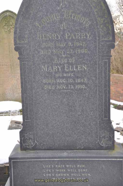 Parry 1 - Henry, Mary Ellen