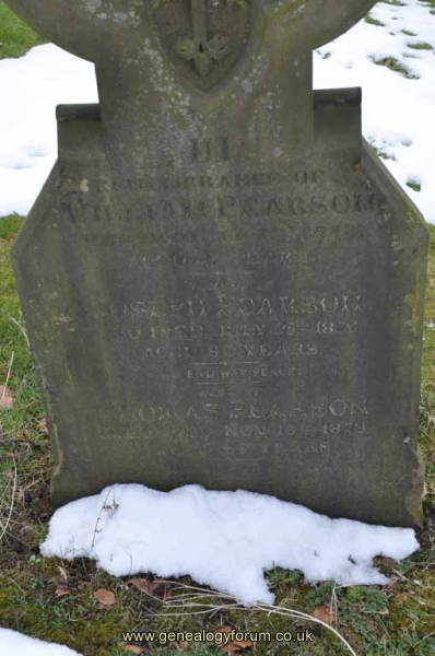 Pearson - William, Joseph, Thomas