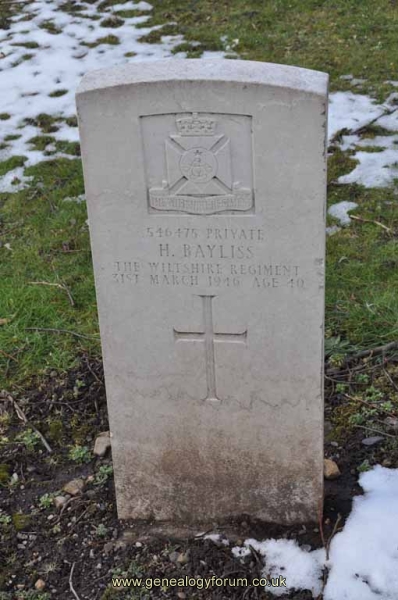 Pte H Bayliss