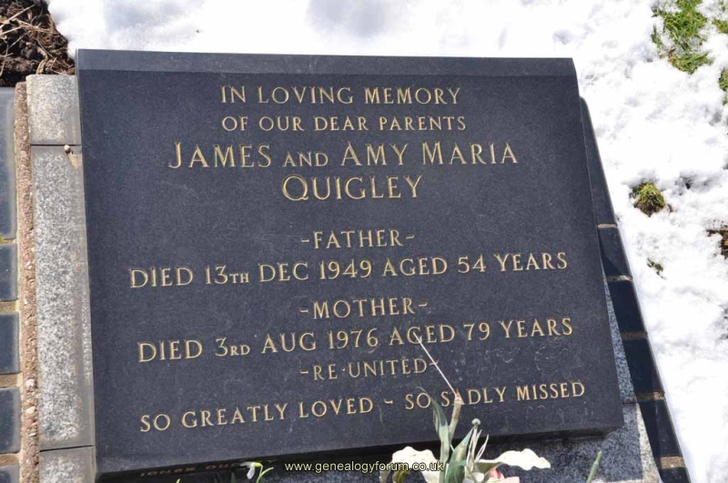 Quigley - James, Amy Maria