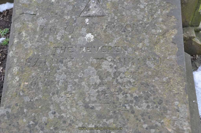 Rev Samuel ?anklin (Rector of this Parish)