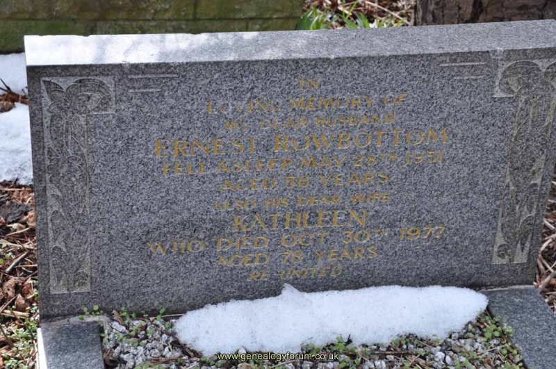 Rowbottom - Ernest, Kathleen