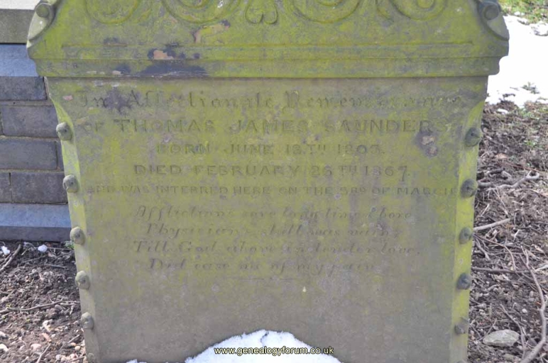 Saunders - Thomas James