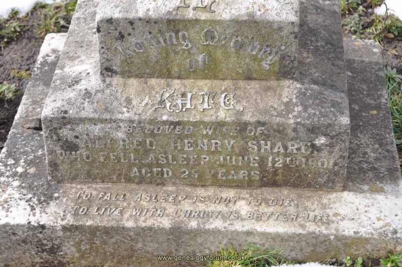 Share - Kate (wife of Alfred Henry)