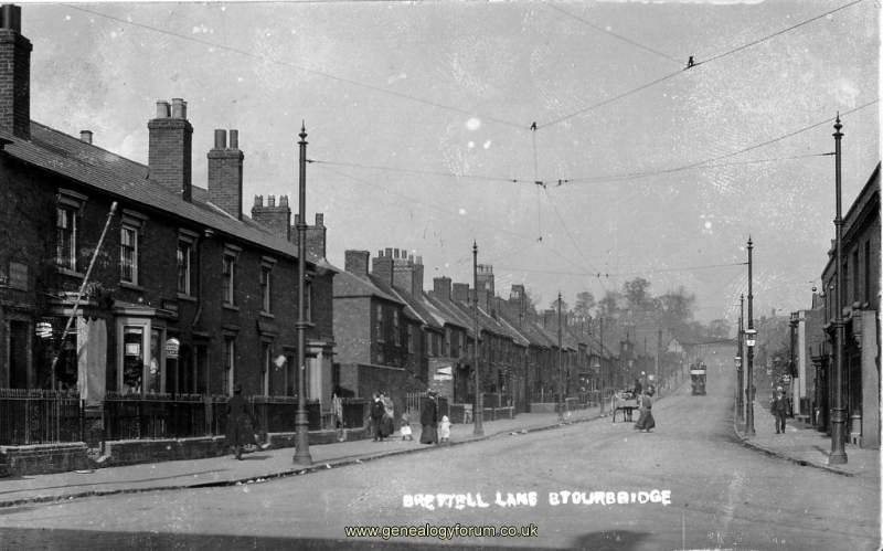 009c - Stourbridge, Brettell Lane (franked C1904)