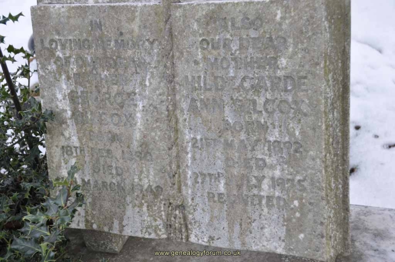 Silcox - George, Hildegarde Ann