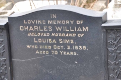Sims - Charles William (husband of Louisa)