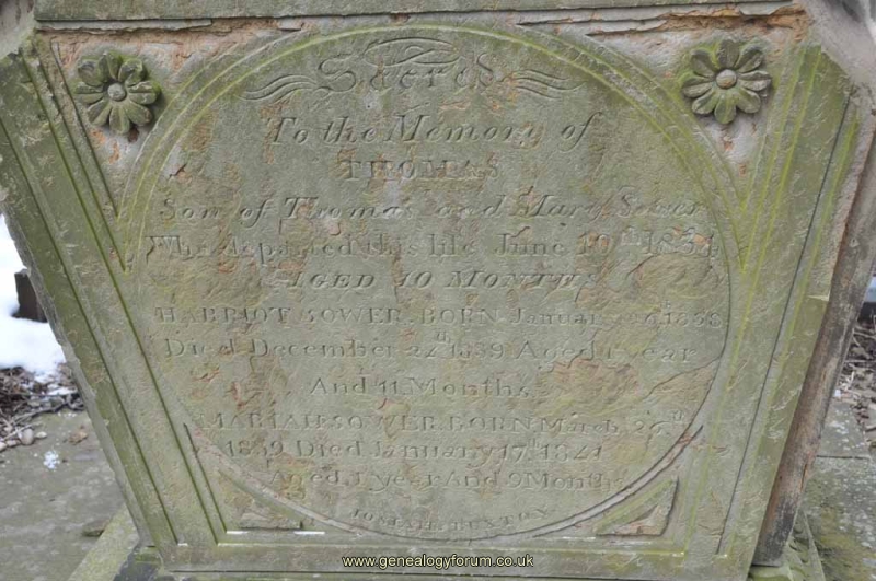 Sower 1 - children of Thomas & Mary