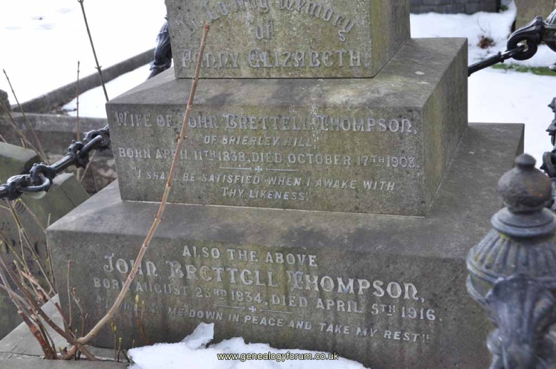 Thompson 1 - John Brettell, Fanny Elizabeth