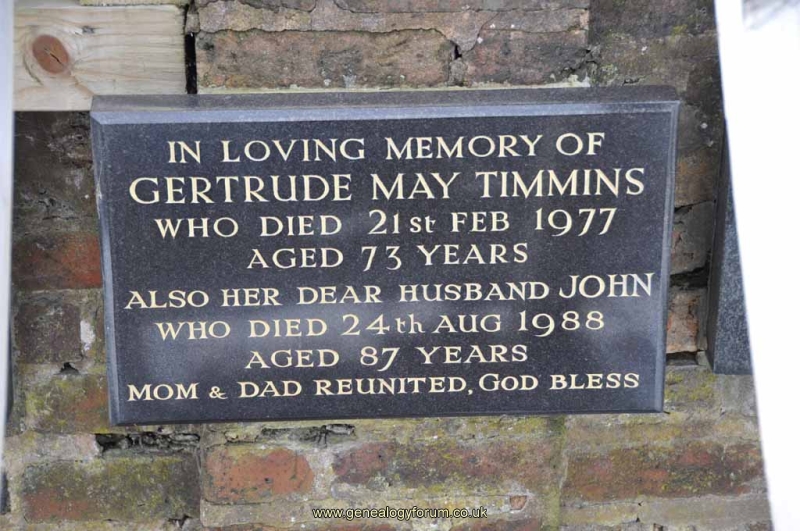 Timmins - John, Gertrude May