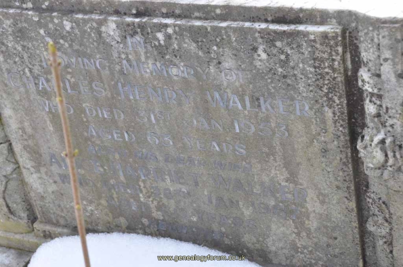 Walker - Charles Henry, Alice Harriet