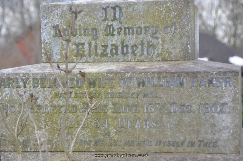 Baker - Elizabeth (wife of William)