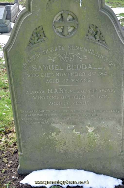 Beddall - Samuel, Mary