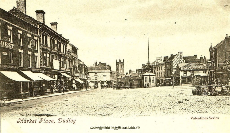 003d  Dudley - Market Place  1900