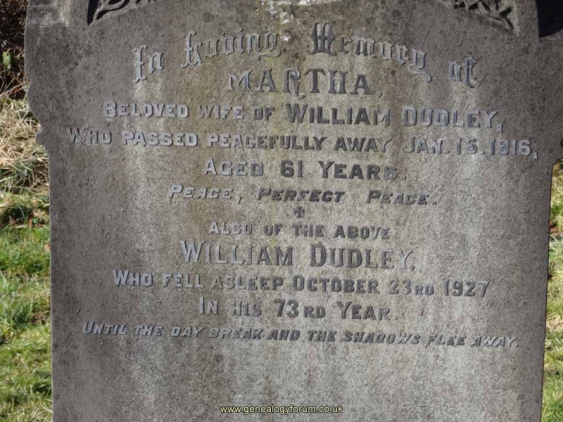 Dudley - William and Martha