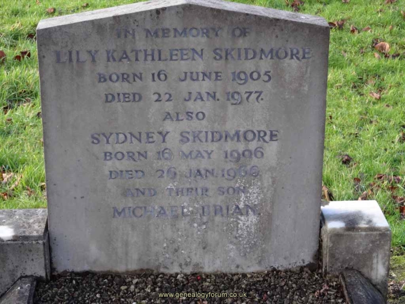 Skidmore - Sydney, Lily Kathleen & son Michael Brian