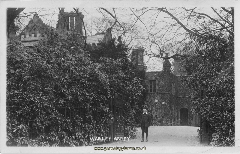 Warley - Abbey (franked 1908)