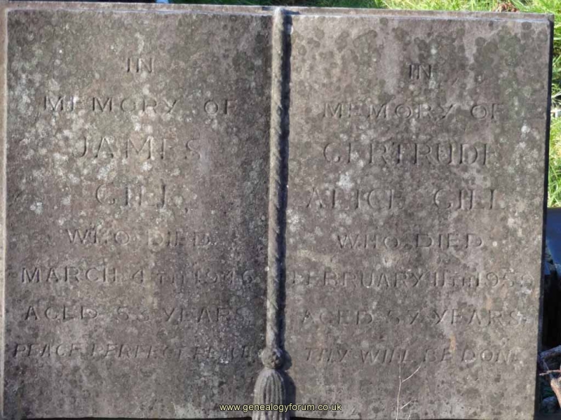 Gill - James & Gertrude Alice