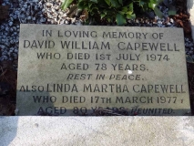 Capewell - David William & Linda Martha