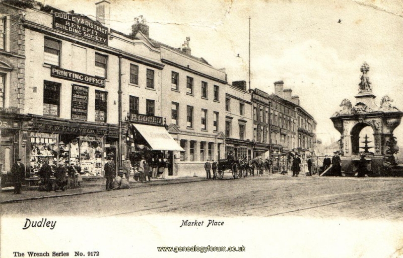 003d  Dudley - Market Place C1905