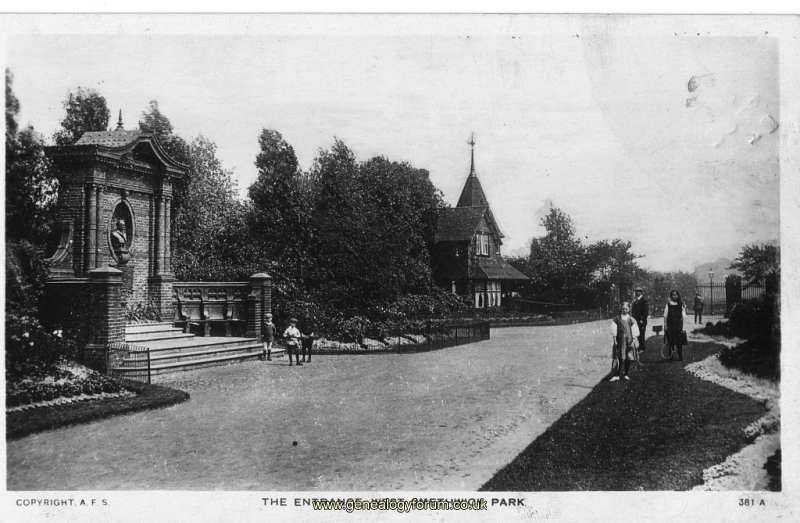 West Smethwick - Park Entrance