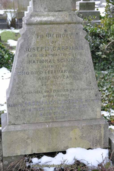 Carpmail - Joseph, Sarah Ann