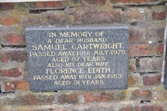 Cartwright - Samuel, Florence Edith