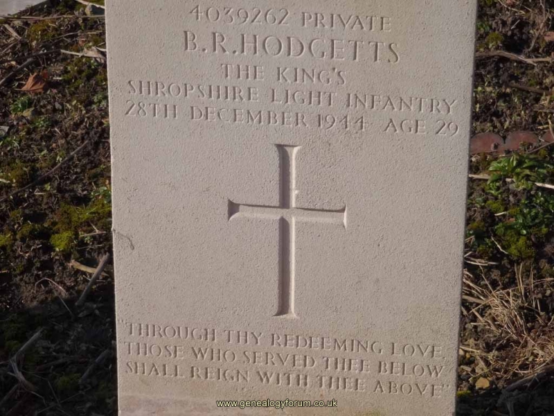 Hodgetts - Private B R