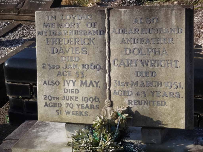 Davies - Frederick & Ivy May also Dolpha Cartwright