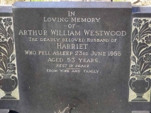 Westwood - Arthur William (husband of Harriet)