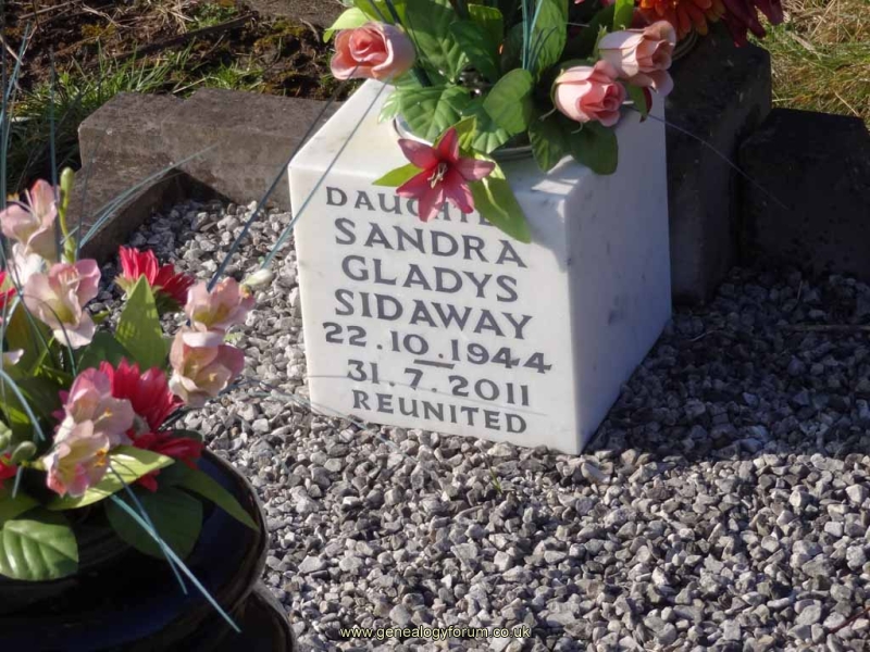 Sidaway 1a - Sandra Gladys (daughter)