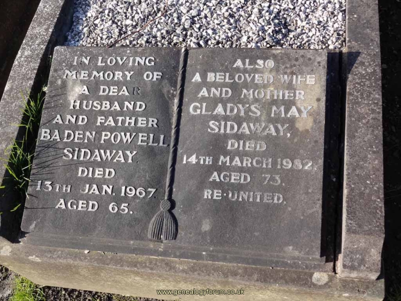 Sidaway 1 - Baden Powell & Gladys May