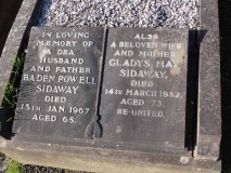 Sidaway 1 - Baden Powell & Gladys May