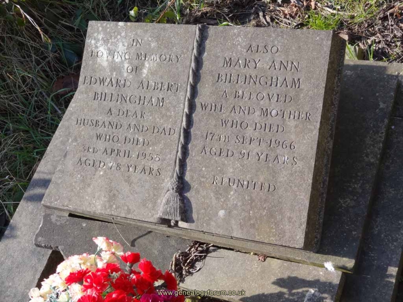 Billingham - Edward Albert & Mary Ann