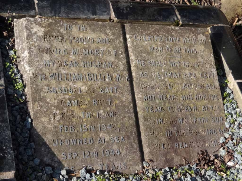 Baker - Pte William (Bill)