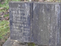 Thompson - John Thomas (husband of Gladys Alice)