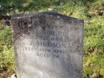Hudson - Bett (wife of J Hudson)