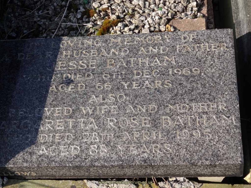 Batham - Jesse & Margaretta Rose