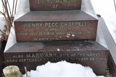 Chappell - Henry Pegg, Mary Ann