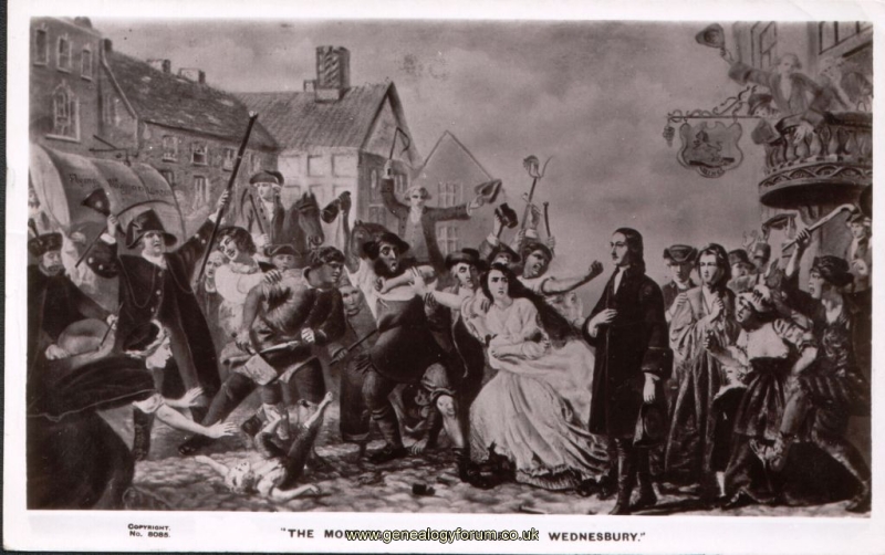 Mobbing of John Wesley at Wednesbury - C1770