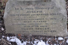 Deeley - Frank (husband of Martha) & their son Joseph