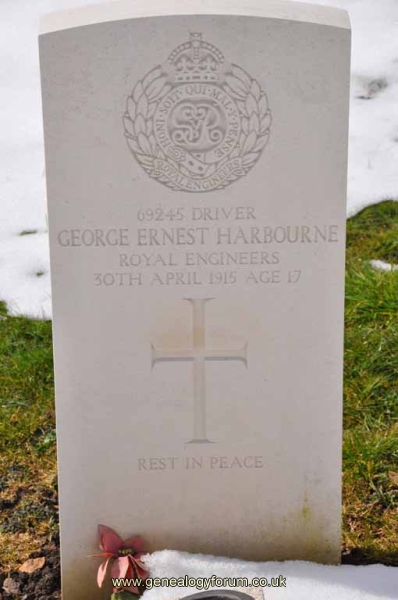 Driver G E Harbourne KIA