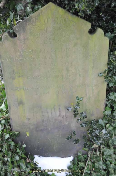 Dudley - Samuel Sedgley, Sarah